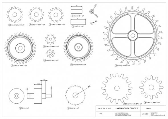 Wooden Clock Plans Free Download