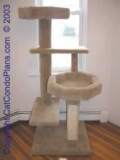 Cat Furniture Plans Cat furniture plans save you money on your carpet 