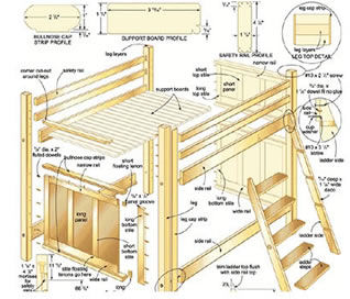 Loft Bed Plans Woodworking