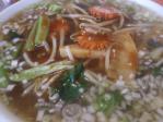 中国料理店「角半」の「野菜を中国味噌で炒めたカントン麺」