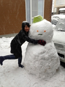 snow_man 雪だるま