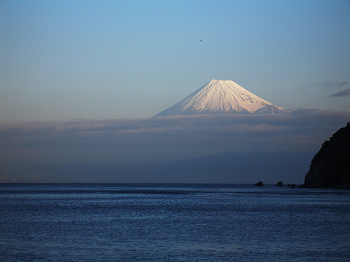 朝一富士山