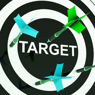 Target On Dartboard 
