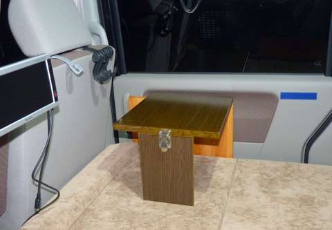 L型折畳みテーブル、折畳アルミミニテーブル - SL エブリイ ホームメイドキャンパー ブログ