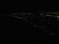 飛行機から見た千葉の夜景