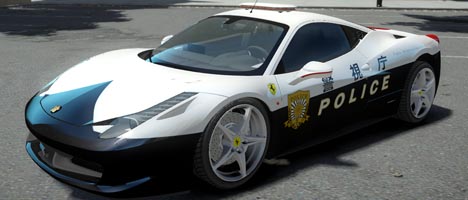 Gta4 Mod Ferrari 458 Italia Japanese Police V2 0 Els Gta4 Mod Grand Theft Auto 4