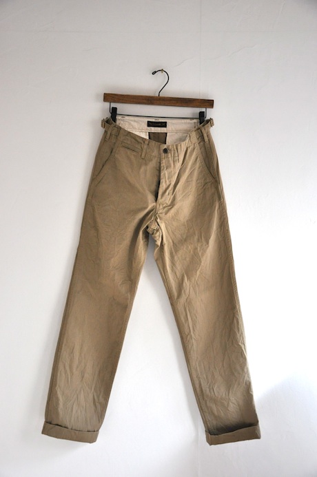 A VONTADE Classic chino Trousers : BEIGE