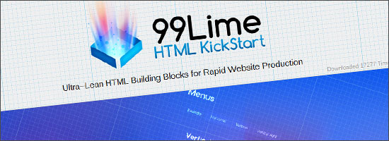 ウェブサイトの制作スピードを飛躍的にアップさせるHTMLサンプル集「99Lime」