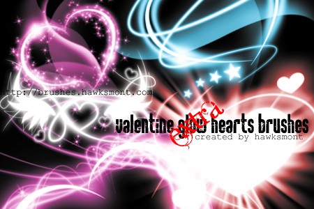 Valentine Glow Hearts