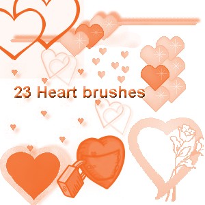 Hearts brushes